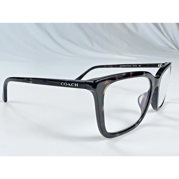 Coach HC6188U 5120 Dark Tortoise Rectangle 57-18-145 Eyeglasses FRAMES ONLY - Picture 1 of 11